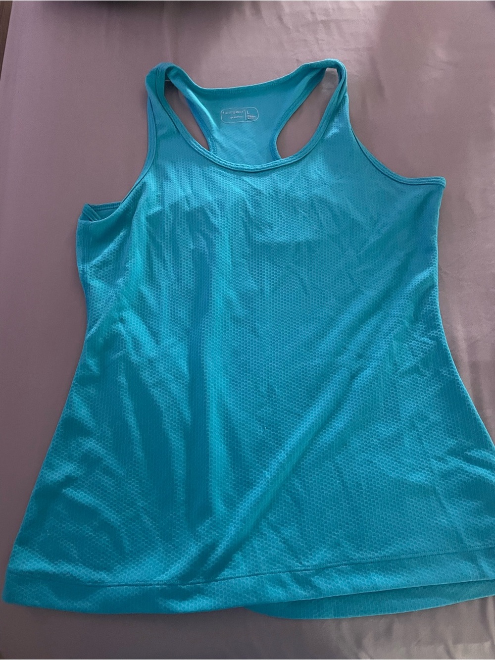 be inspired Women's Racerback Tank Top - Teal Blue